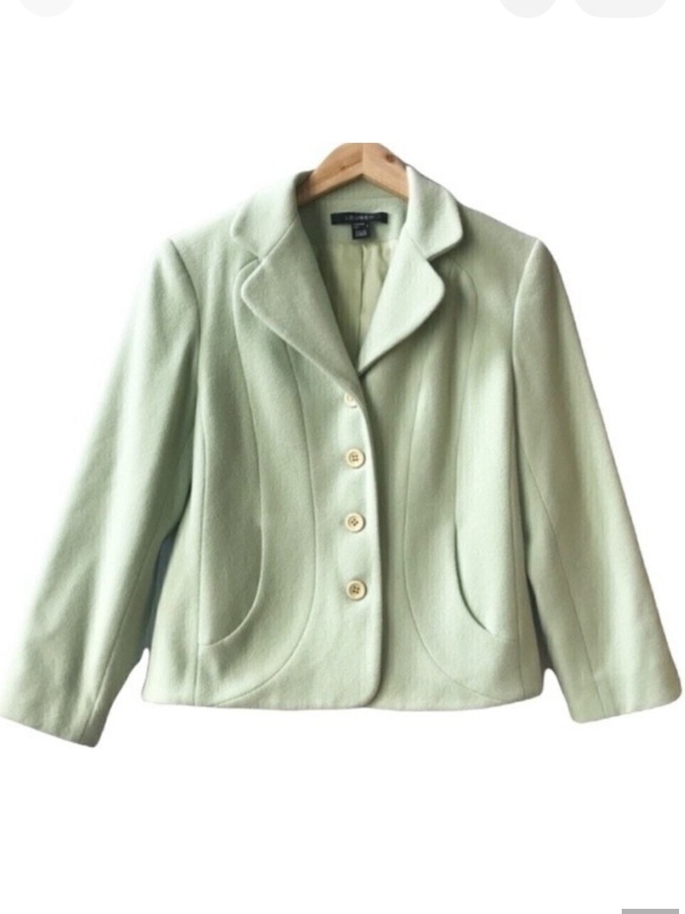 LOUBEN Vintage Cashmere Wool Jacket
Green Size 6